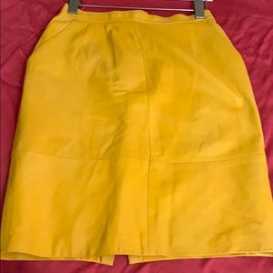 WEST BAY LEATHER SKIRT